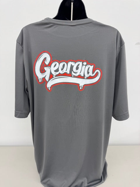SAUCE Team 365 Charcoal Tee (S Logo Front/Georgia Back)