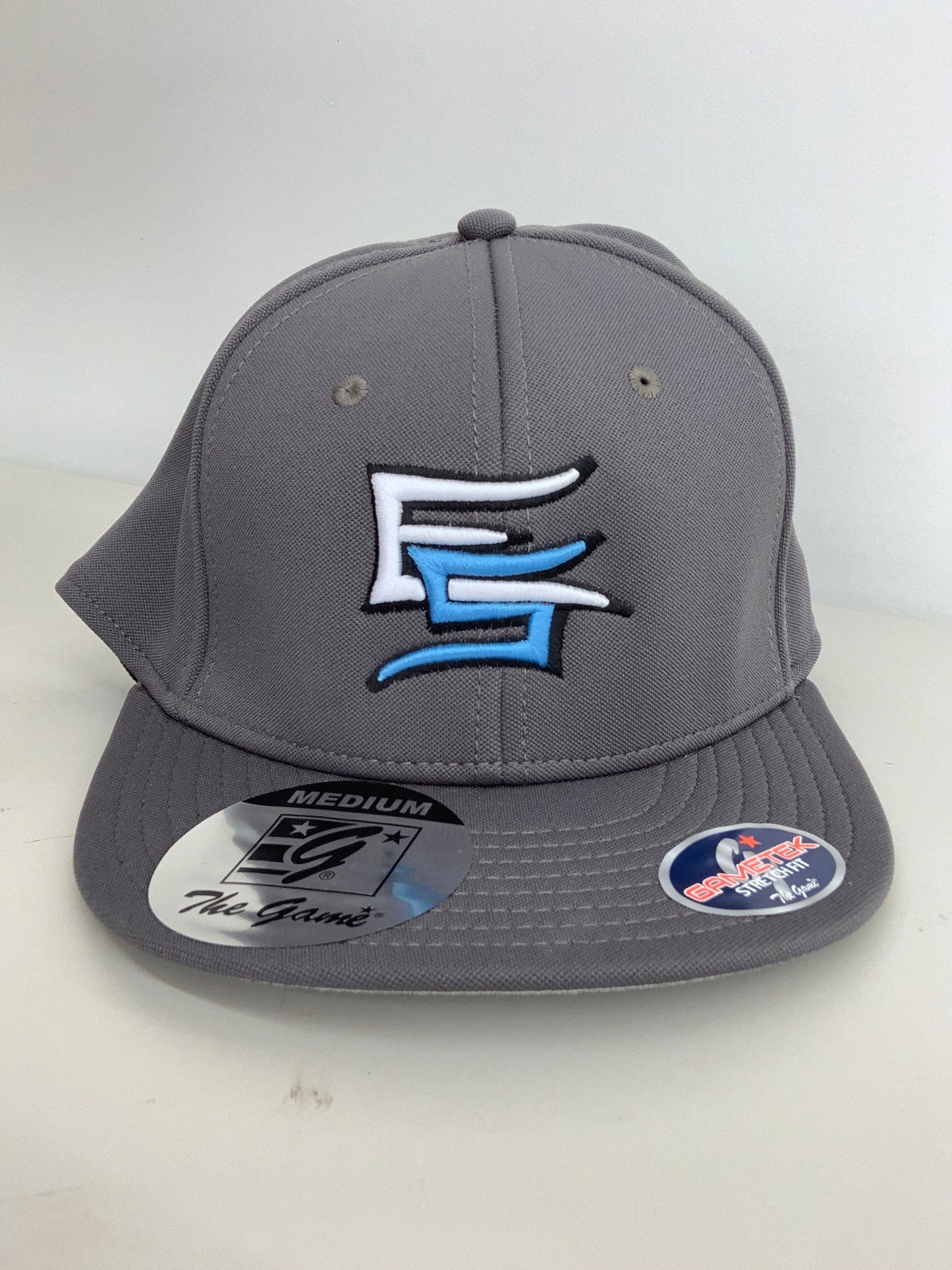 SALE: ES Grey Hat w/ White/Blue Logo