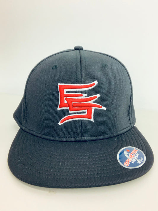 SALE: ES Black Hat w/ Red/White Hat