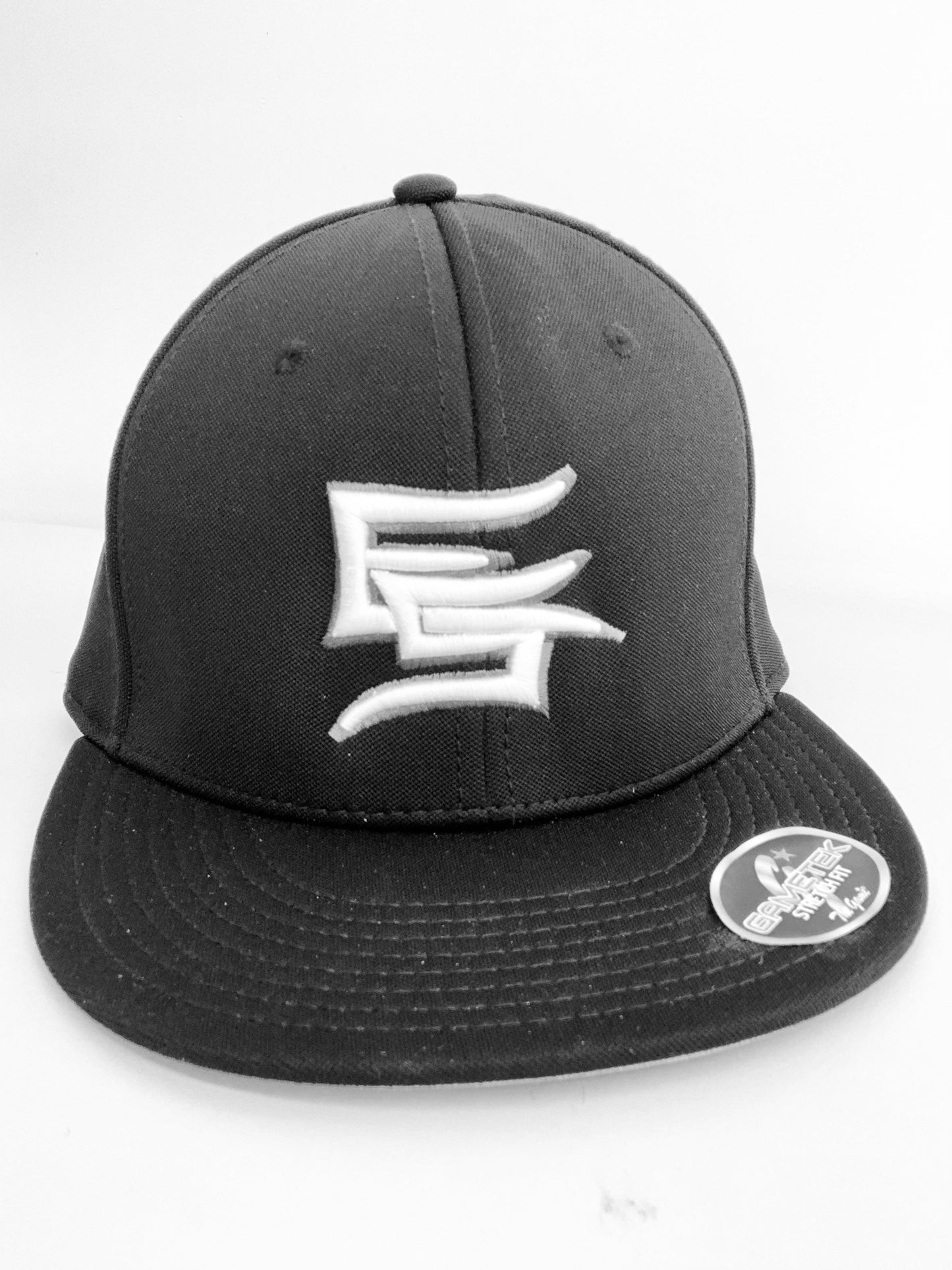 SALE: ES Black Game Hat w/ White/Grey Game Hat