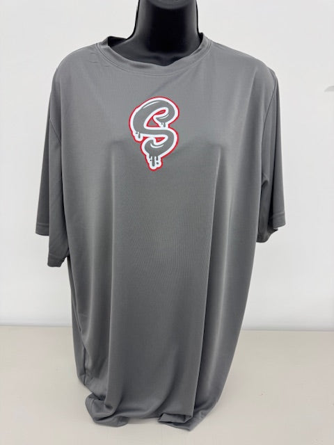 SAUCE Team 365 Charcoal Tee (S Logo Front/Georgia Back)
