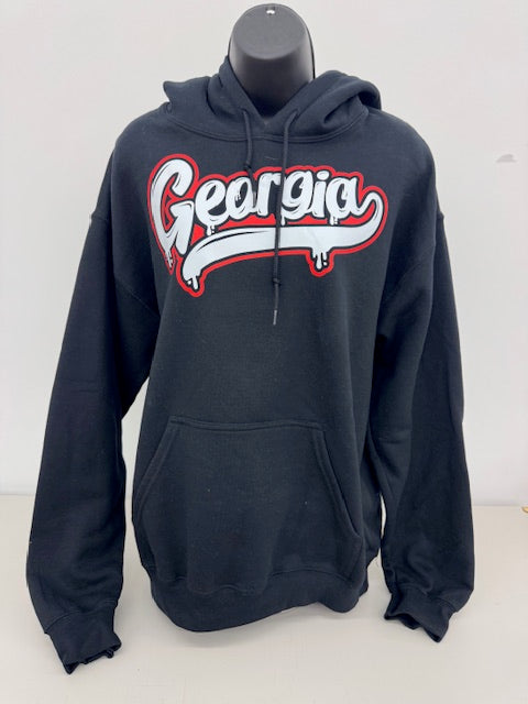 SAUCE Black Hoodie (Georgia Text)