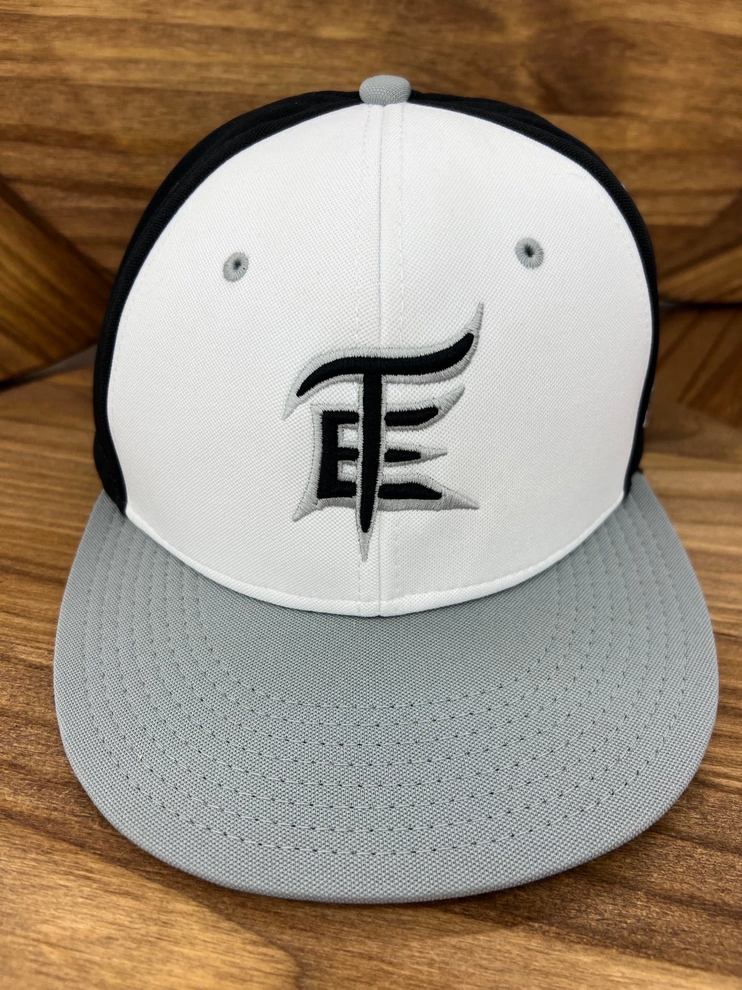 SALE: White/Grey/Black Flex Fit Hat